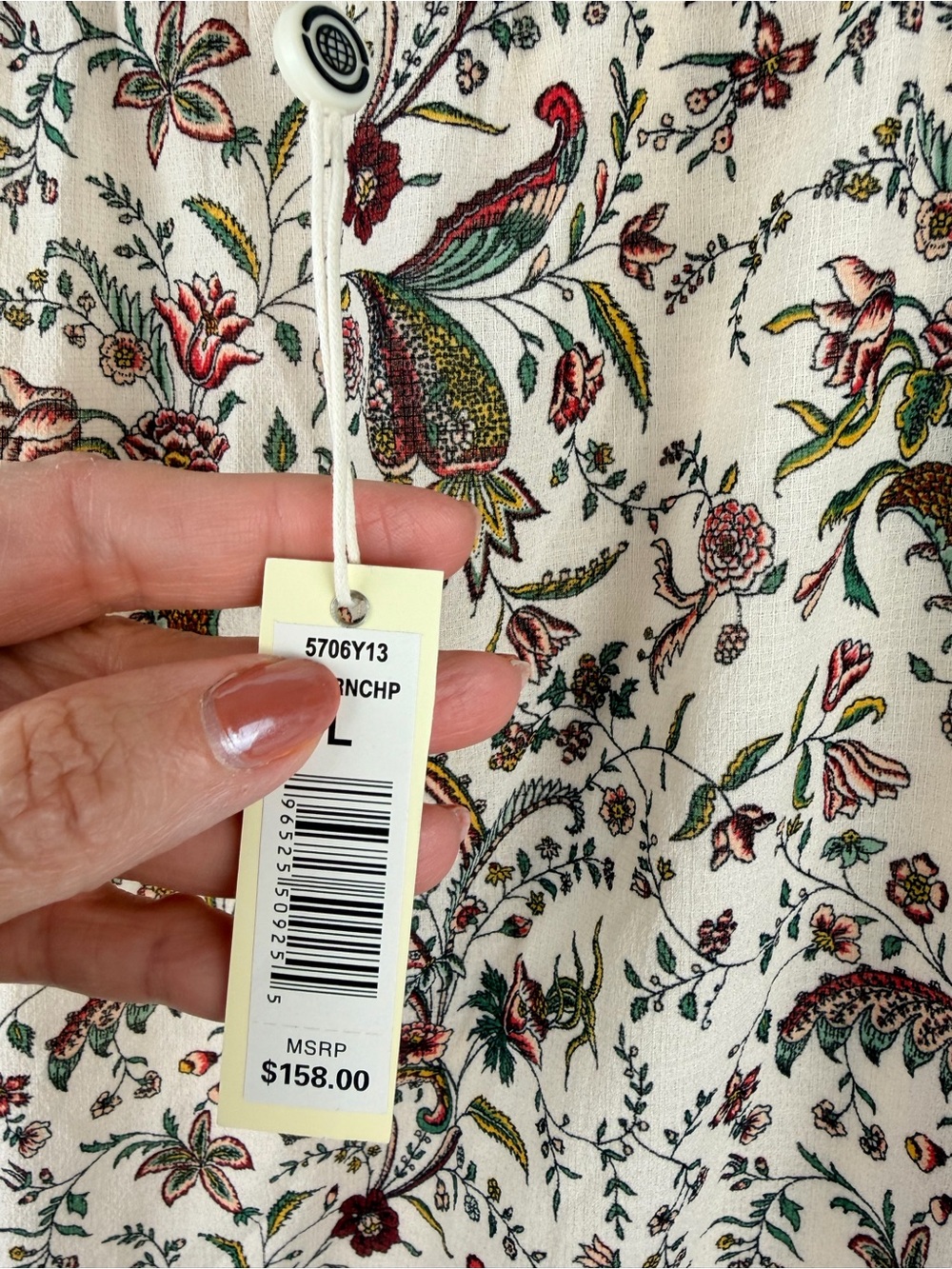 Max Studio London Floral Paisley Tiered Maxi Skirt – Size Large – NWT - Picture 5 of 11
